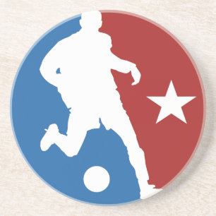 Soccer Player custom coaster