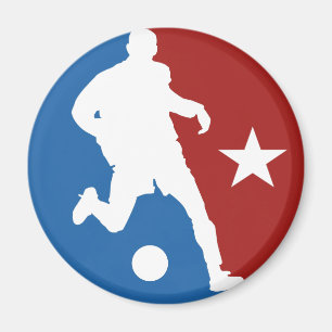 Soccer Player custom magnet