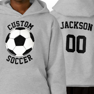 Soccer Player Custom Team Name & Jersey Number
