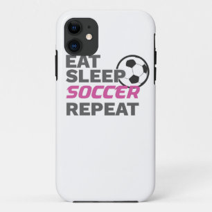 Soccer Player Eat Sleep Soccer Repeat Soccer Lover Case-Mate iPhone Case