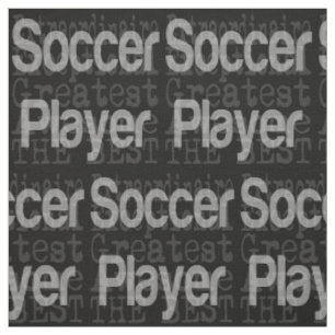 Soccer Player Extraordinaire Fabric