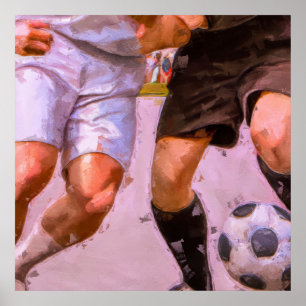 Soccer Player - Football Painting Print