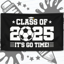 Soccer Player Graduation Class of 2025 Senior
