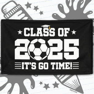 Soccer Player Graduation Class of 2025 Senior Banner