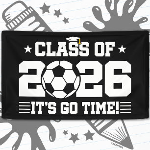 Soccer Player Graduation Class of 2026 Senior Banner