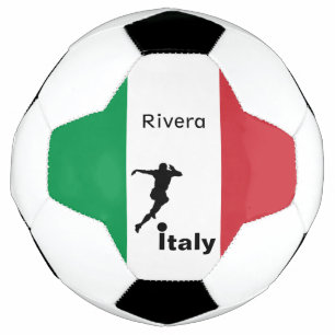 Soccer Player, Italy customisable Ball