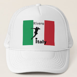 Soccer Player, Italy customisable Trucker Hat