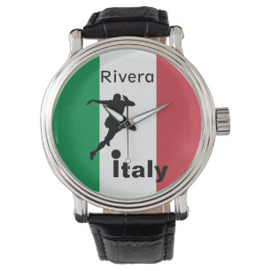 Soccer Player, Italy customisable Watch