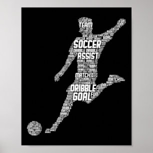 Soccer Player Men Kids Boys _1 Poster