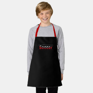 Soccer Player - Minimalist Art Geometric Arch Apron