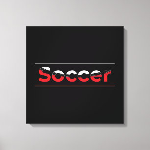 Soccer Player - Minimalist Art Geometric Arch Canvas Print