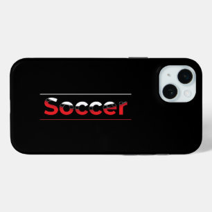 Soccer Player - Minimalist Art Geometric Arch iPhone 15 Mini Case