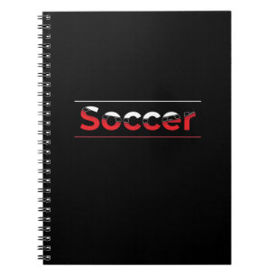 Soccer Player - Minimalist Art Geometric Arch Notebook