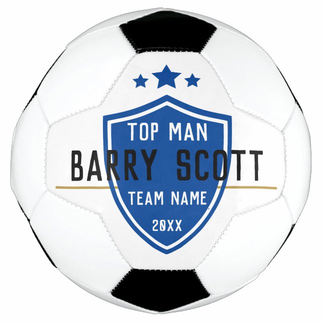 Soccer player name personalised soccer ball (Front)
