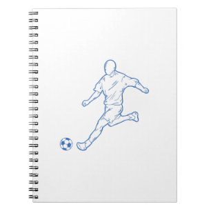 soccer player notebook