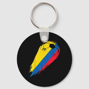 Soccer Player Of Pride Colombia Key Ring