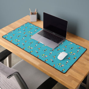 Soccer Player Pattern Desk Mat
