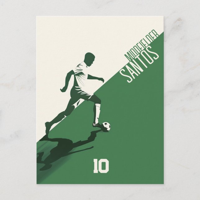 Soccer Player Postcard (Front)