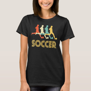 Soccer Player Retro Pop Art Soccer Graphic T-Shirt