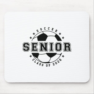 Soccer Player Senior Year Cl Of 2026 Graduate Mouse Pad