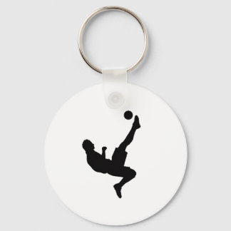 Soccer Player Silhouette Keychains