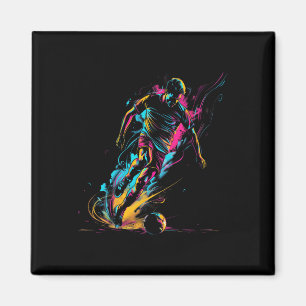 Soccer Player Sports Magnet