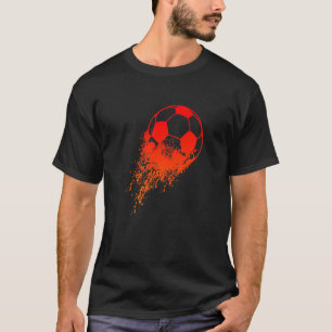 Soccer Player Sports Vintage Men Boys Soccer  2 T-Shirt