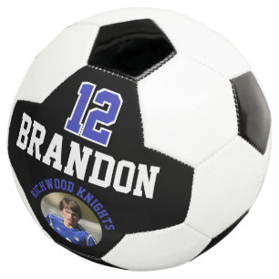 Soccer  Player with Your Photo and Customising Soccer Ball