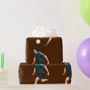Soccer Player Wrapping Paper