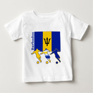 Soccer Players -  Barbados Baby T-Shirt
