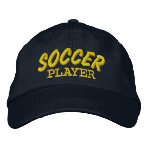 Soccer Players Custom Embroidered Hat