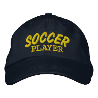 Soccer Players Custom Embroidered Hat