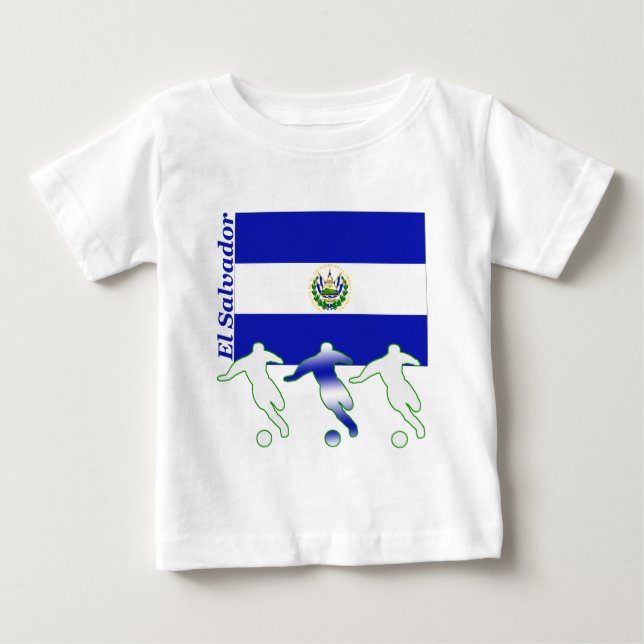 Soccer Players - El Salvador Baby T-Shirt (Front)