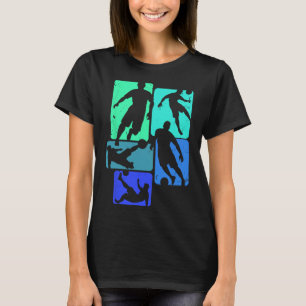 Soccer Players Fans Ll Kick Graphic Cool Streetwea T-Shirt