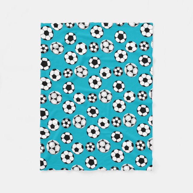 Soccer players fleece blanket (Front)