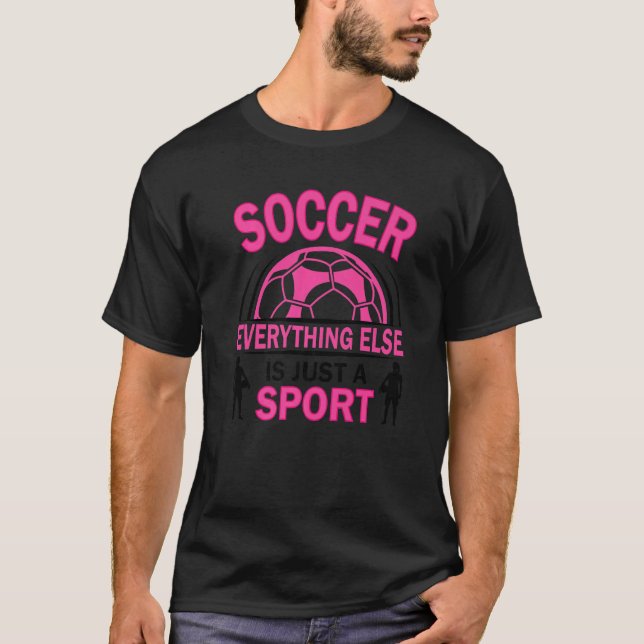 Soccer Players Soccer Team Graphic Women Girls Soc T-Shirt (Front)