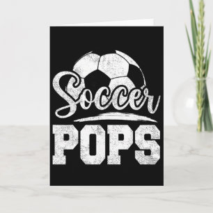 Soccer Pops Soccer Player Game Day Father's Day Card