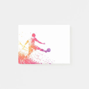 Soccer post-it notes