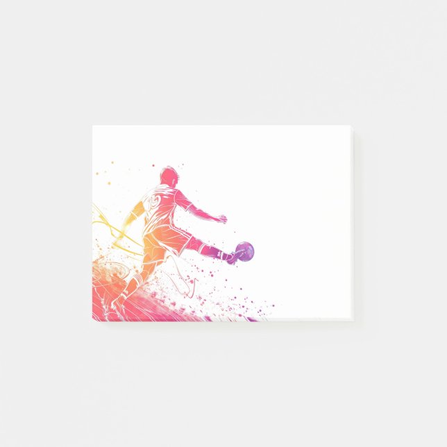 Soccer  post-it notes (Front)