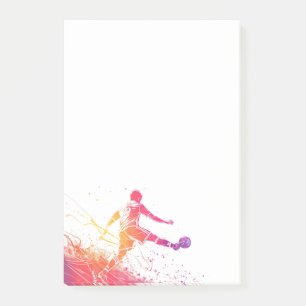 Soccer  post-it notes