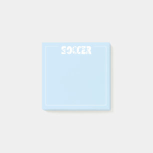 Soccer post-it notes