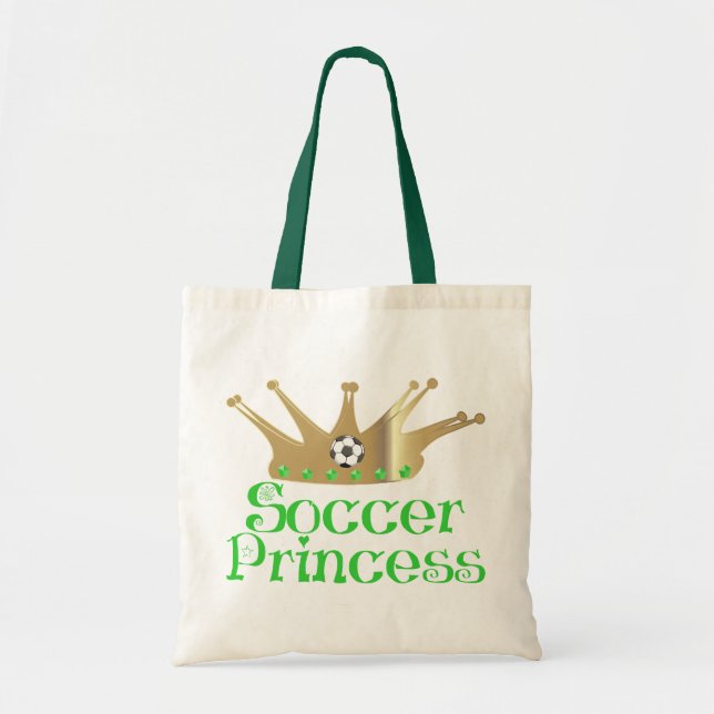 Soccer Princess Tote Bag (Front)