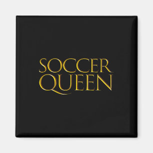 Soccer Queen Cute Mothers Day Soccer Moms  Magnet