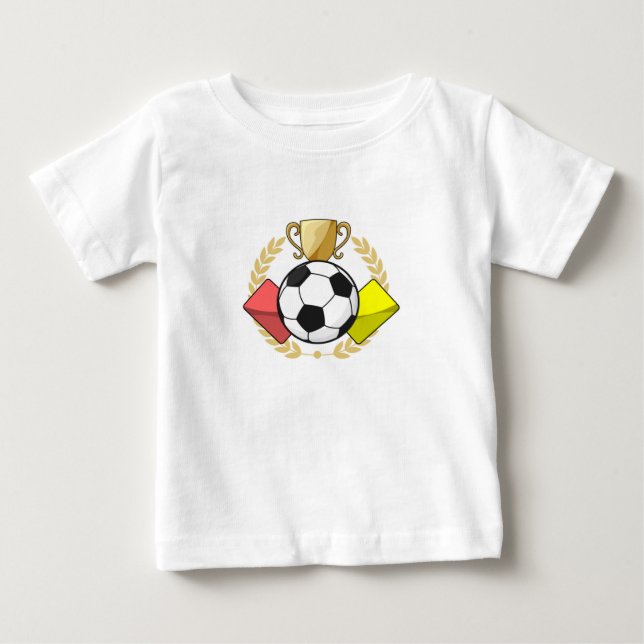 Soccer red & yellow card Trophy Baby T-Shirt (Front)