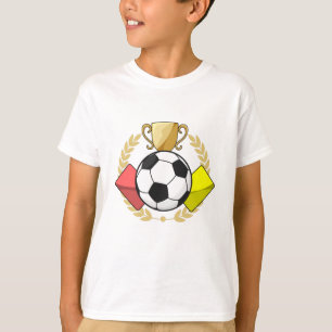 Soccer red & yellow card Trophy T-Shirt