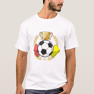 Soccer red & yellow card Trophy T-Shirt