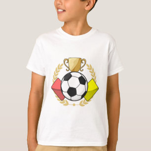 Soccer red & yellow card Trophy T-Shirt