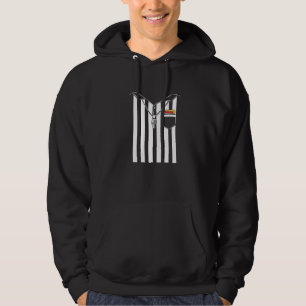 Soccer Referee Coach Easy Halloween Costume Hoodie