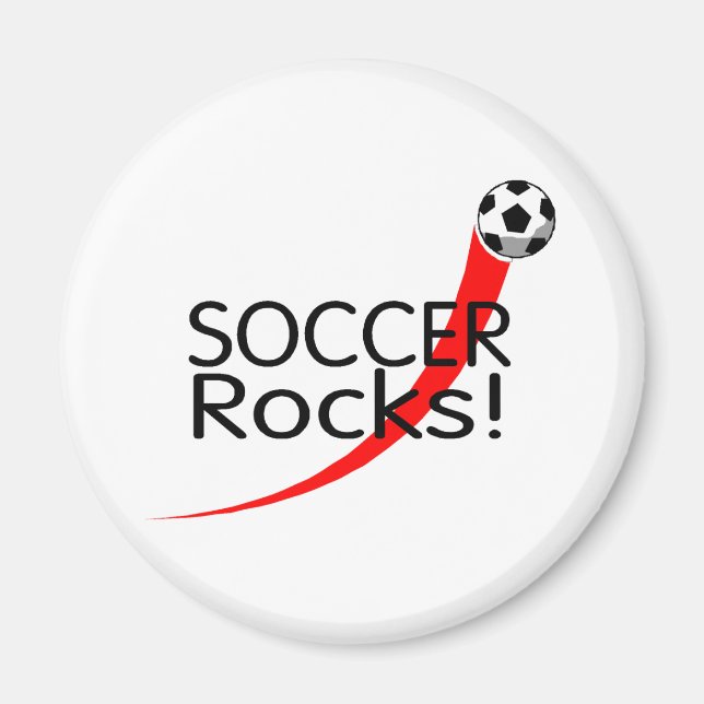 Soccer Rocks Magnet (Front)