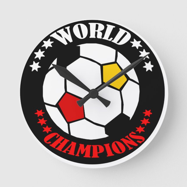 SOCCER ROUND CLOCK (Front)